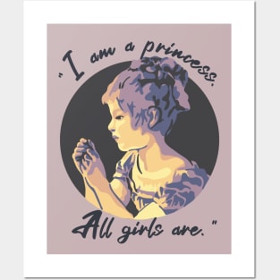 A Little Princess Portrait and  Quote Posters and Art